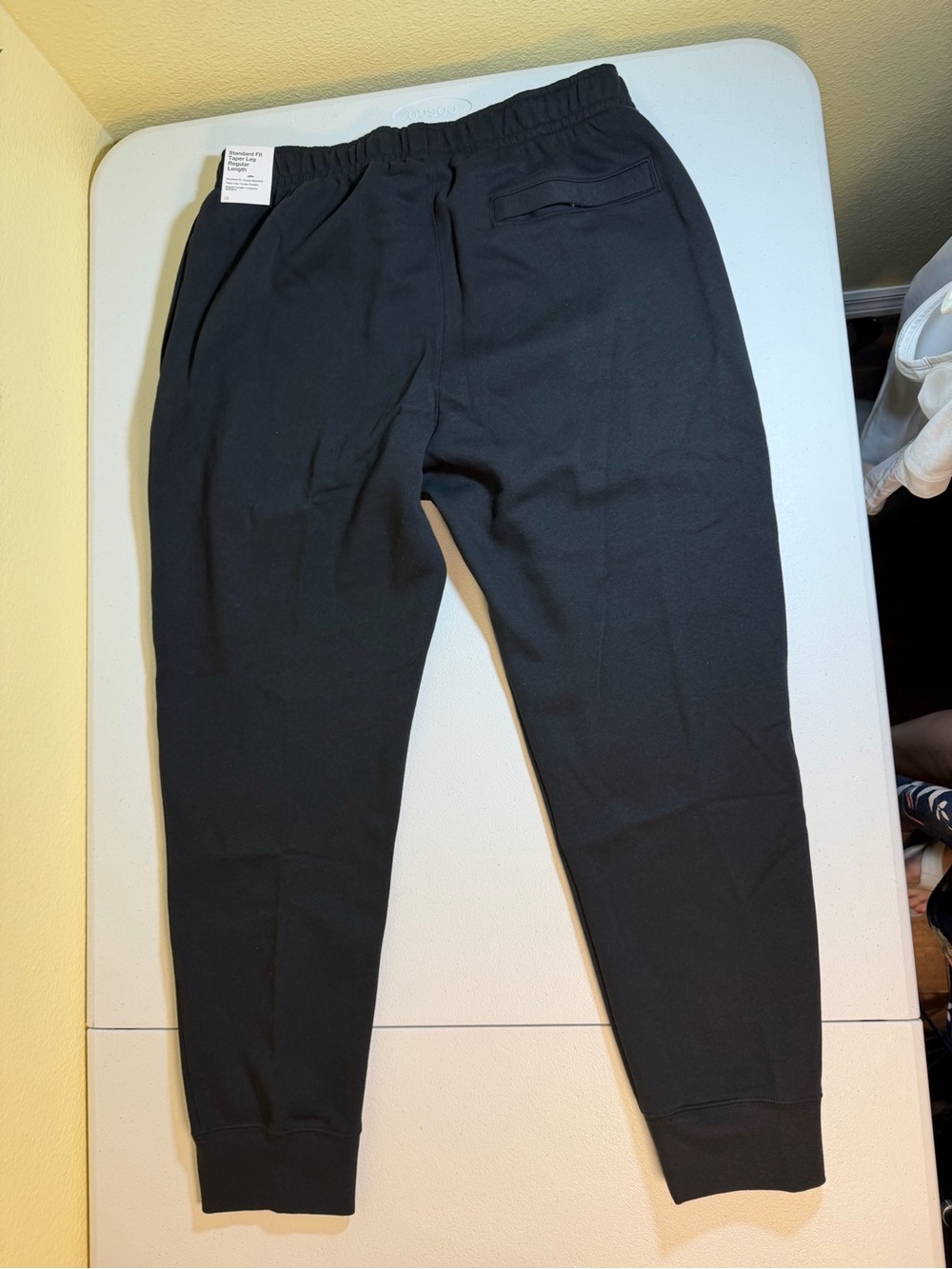 Nike Men’s Black Fleece Jogger Sweatpants NWT Size XL White Nike Embroidered 🔥 - Picture 8 of 16